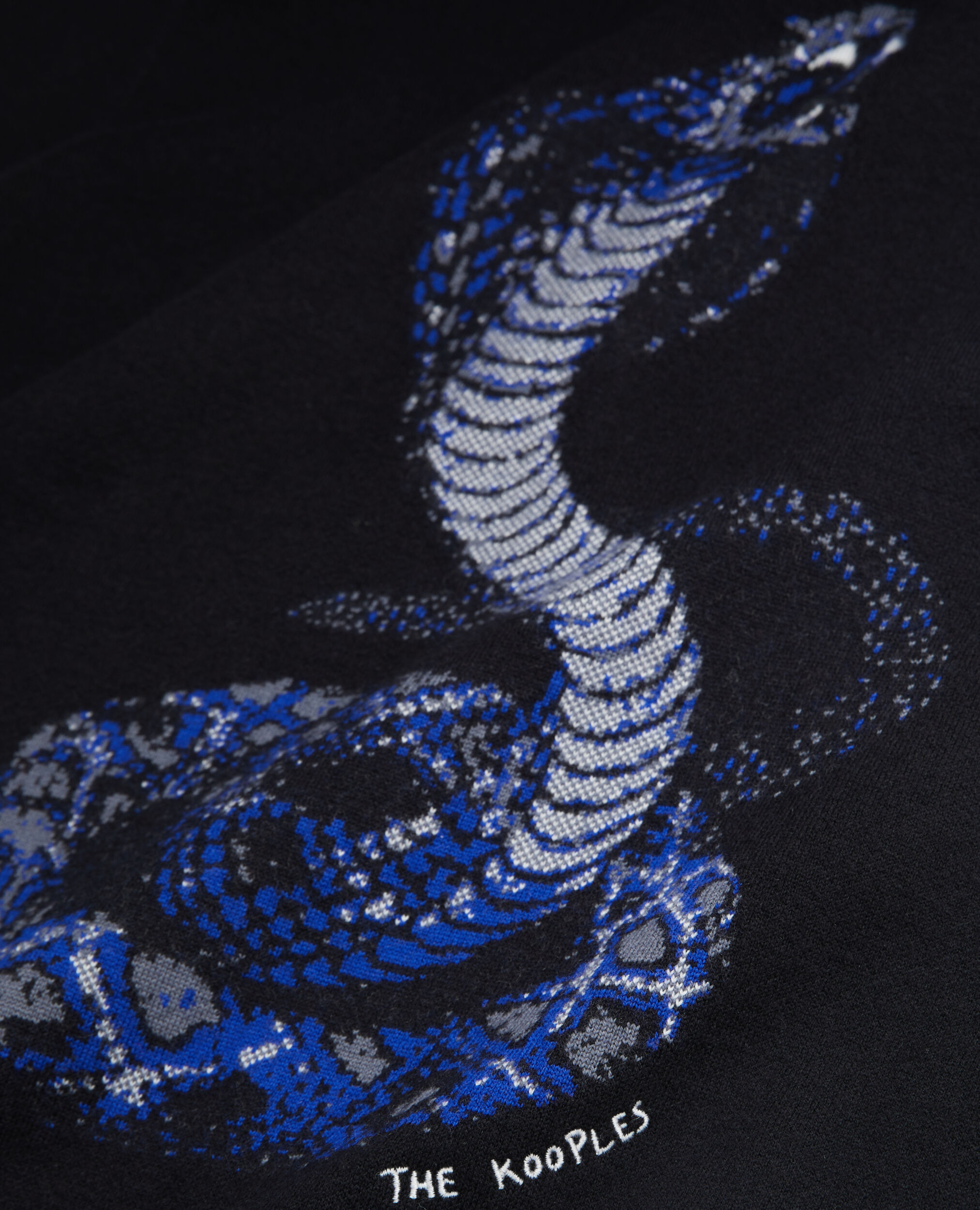 Pull noir cobra en laine mélangée, BLACK, hi-res image number null