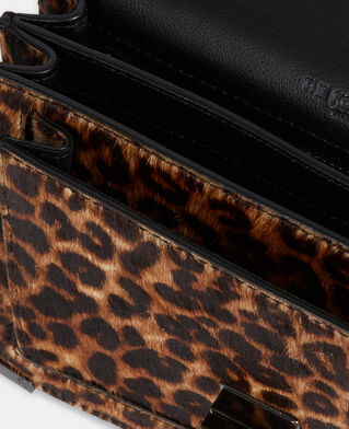 The Kooples WOMEN LEOPARD small emily bag in leopard print leather
