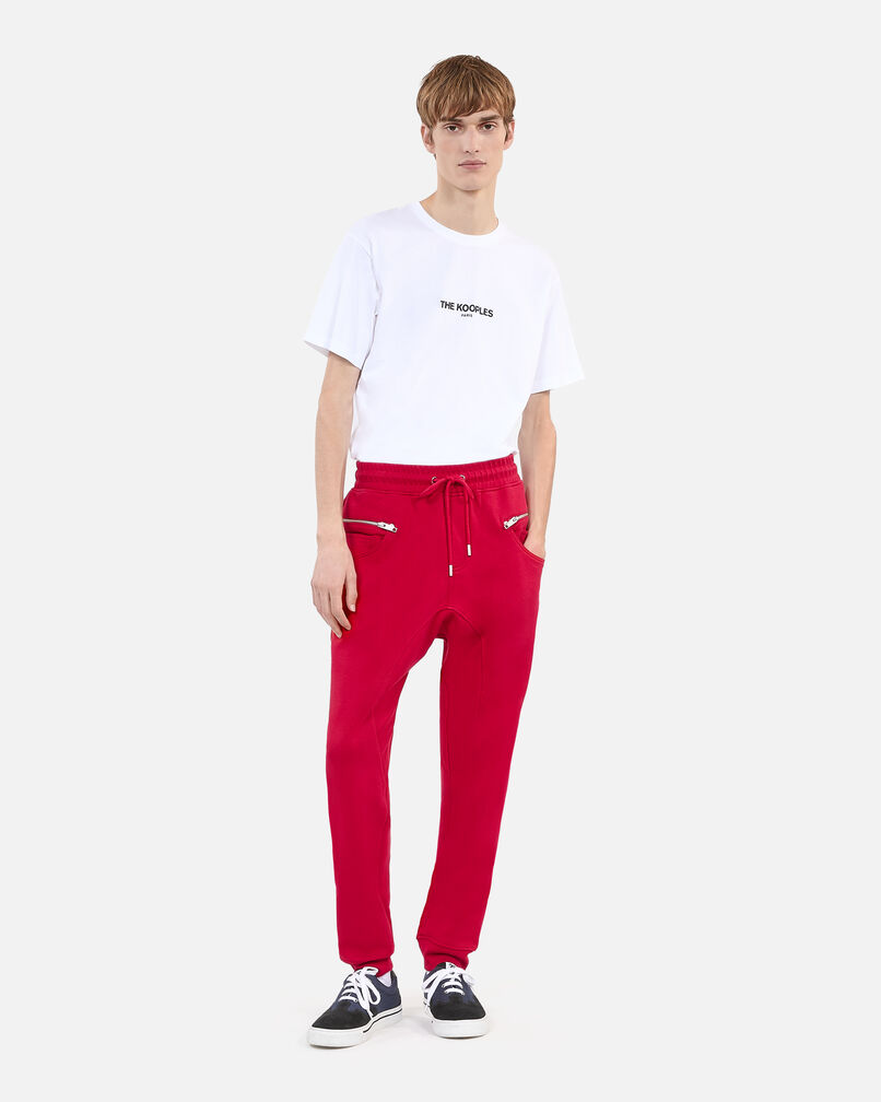 The Kooples HERREN BLOOD rote jogginghose