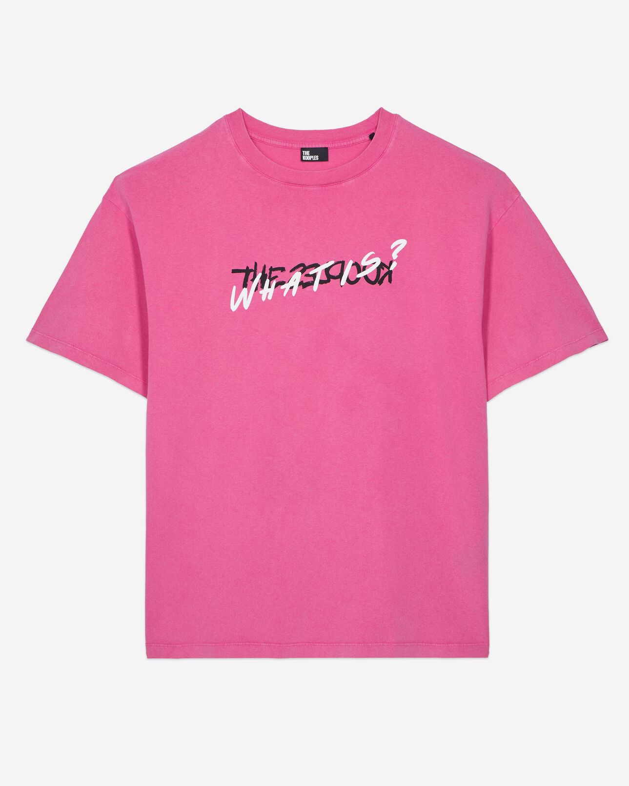 The Kooples HOMME FUSHIA t-shirt what is rose