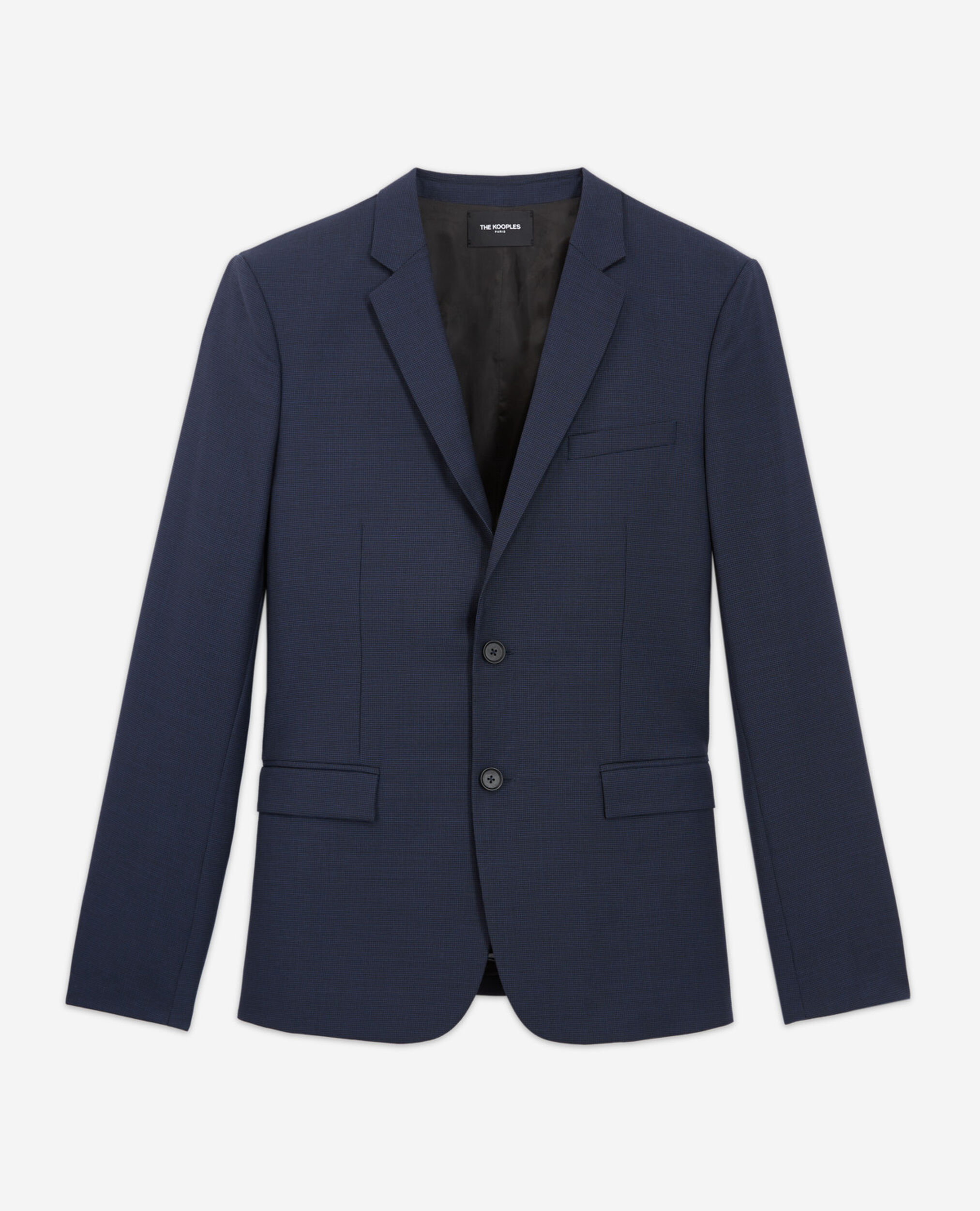 Wool suit jacket, DARK NAVY, hi-res image number null