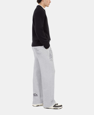 The Kooples H STONE GREY handwritten serigraphy tracksuit trousers