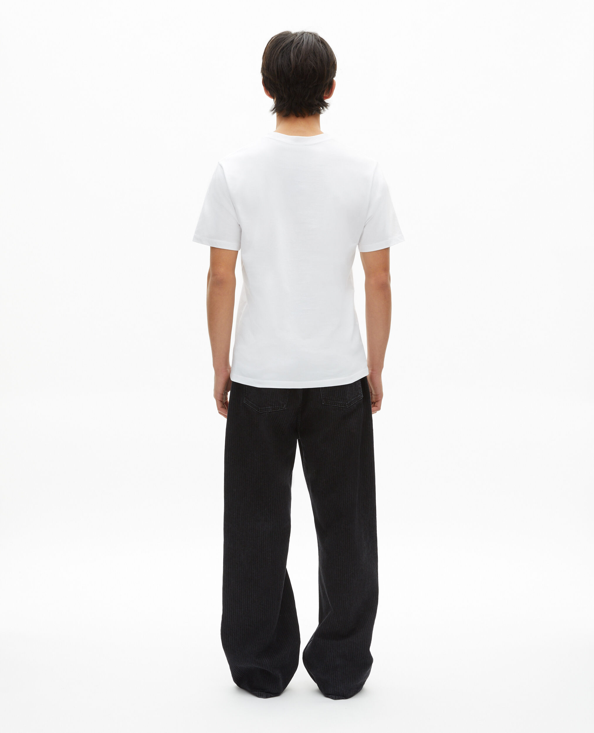 T-shirt blanc avec flocage cœur, WHITE, hi-res image number null