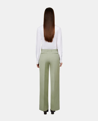 The Kooples F KAKI GREY light green linen suit trousers