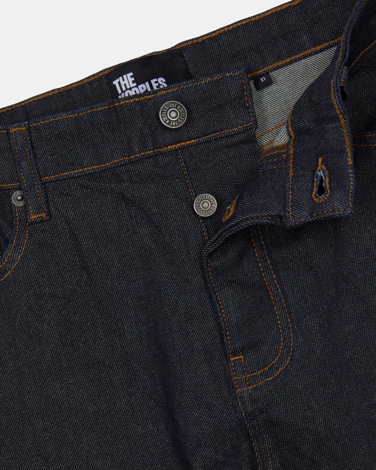 The Kooples HOMME BLUE RINSE jean slim denim bleu