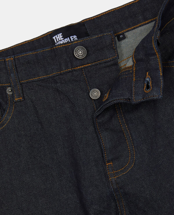 The Kooples MEN BLUE RINSE blue denim slim jeans