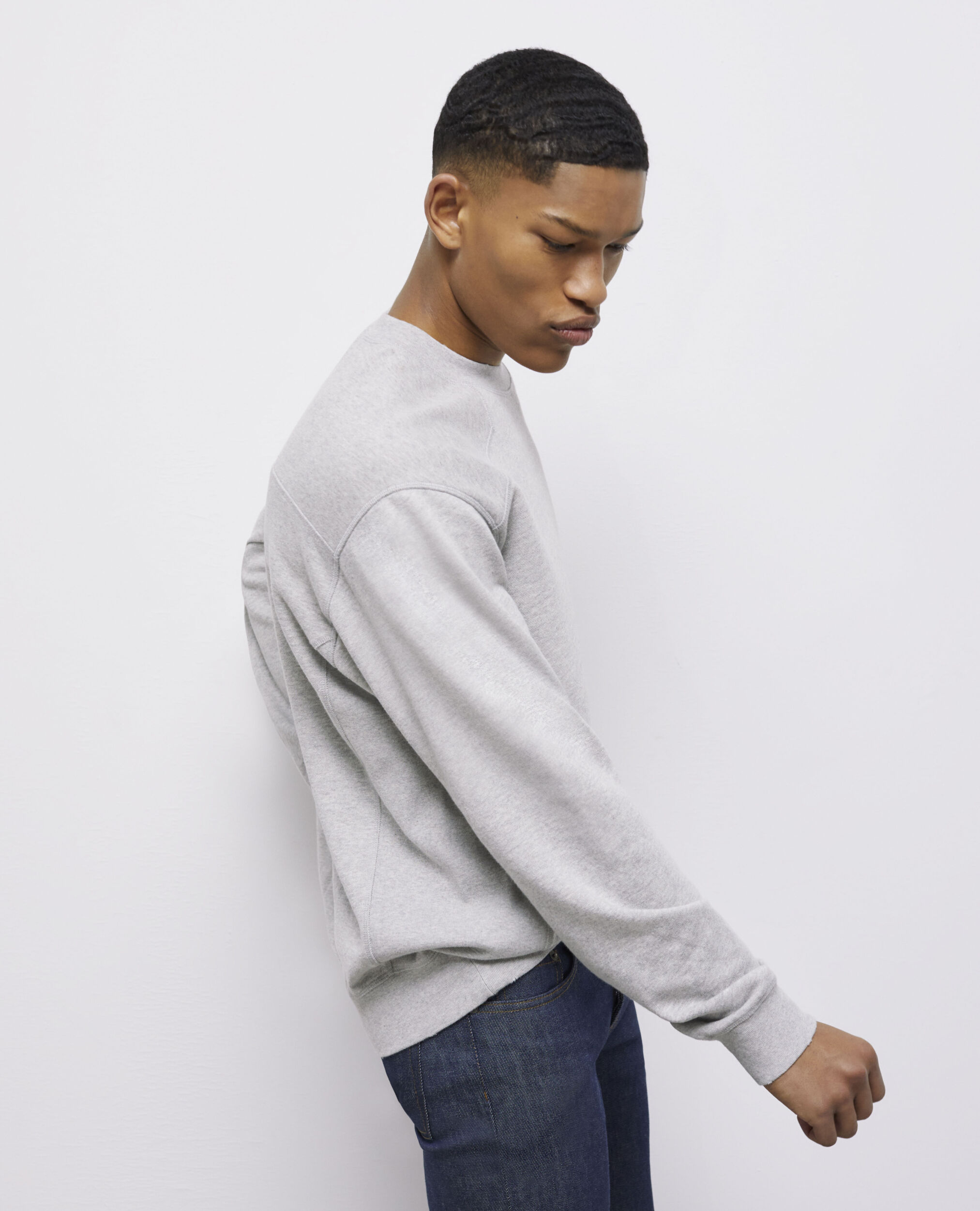 Sweatshirt gris clair avec logo, GRIS CLAIR, hi-res image number null