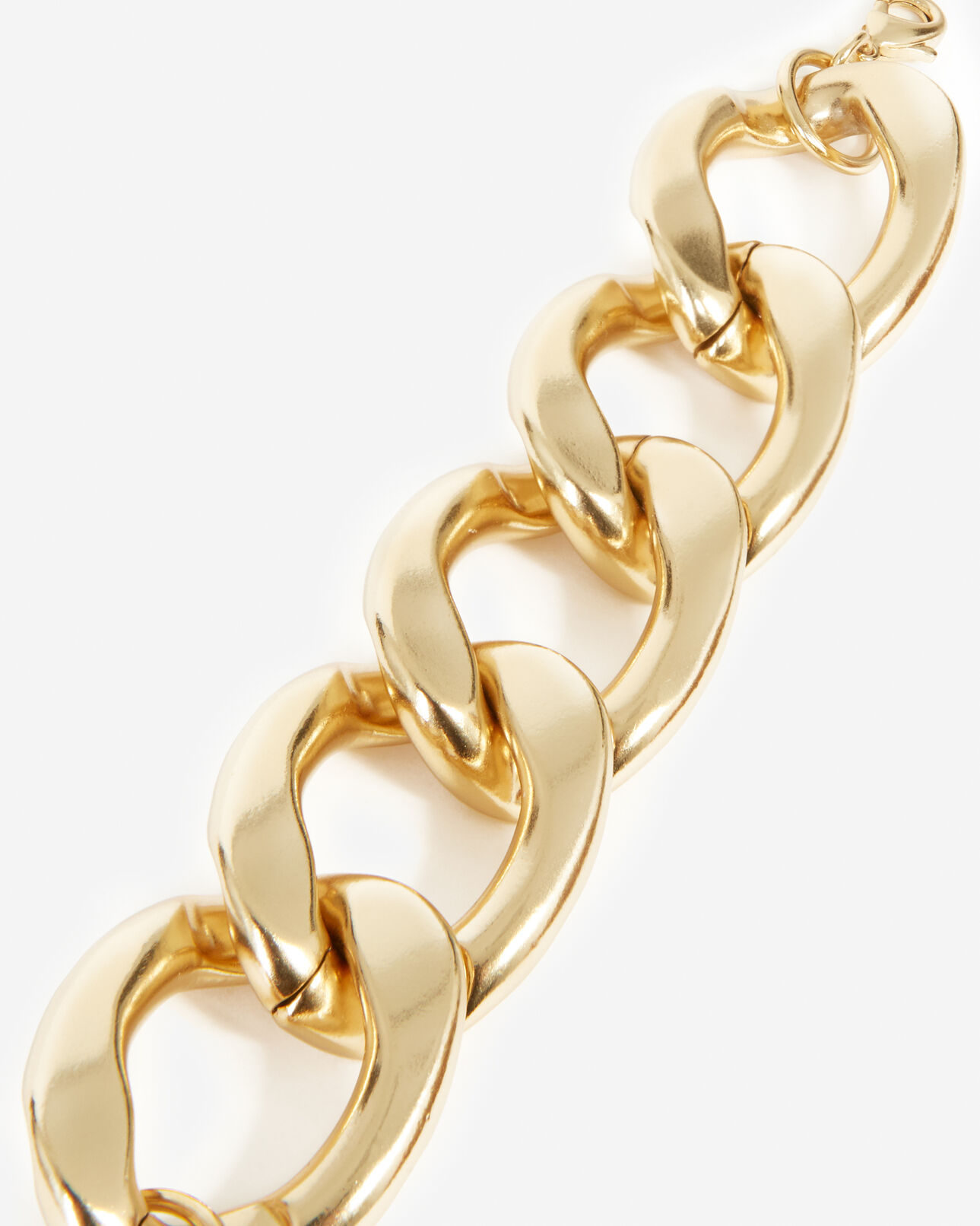 The Kooples WOMEN GOLD golden metal bracelet with large links