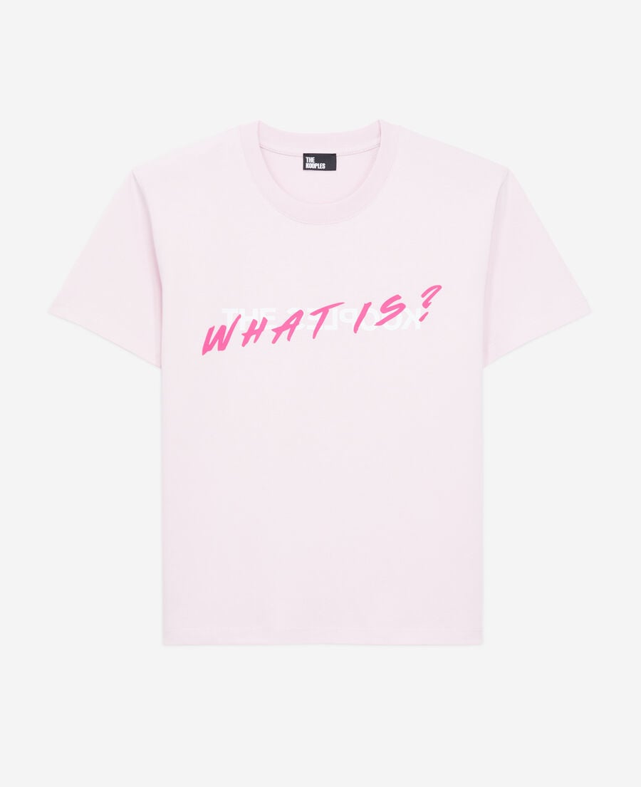 The Kooples WOMEN PALE PINK women's pink what is t-shirt