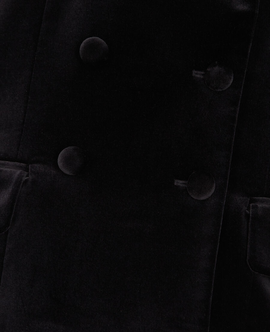 black velvet suit jacket
