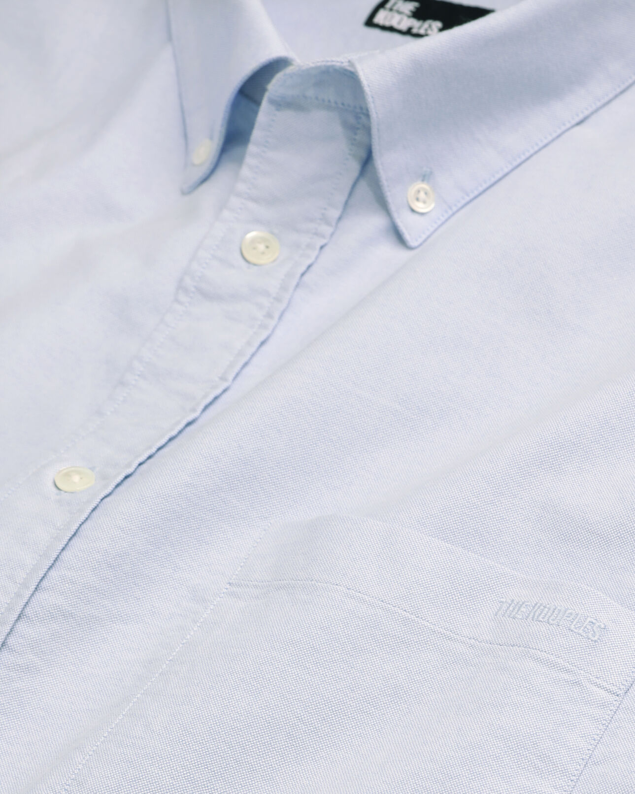 The Kooples HOMME LIGHT BLUE chemise bleue en coton