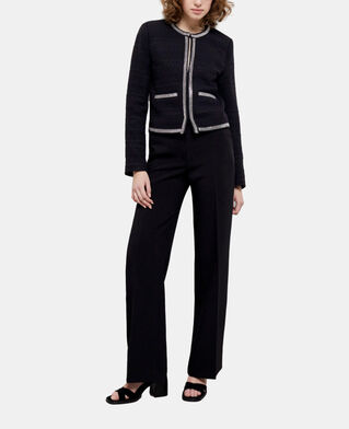 The Kooples FEMME BLACK veste courte noire