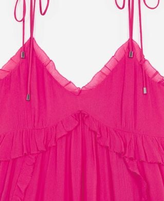The Kooples FEMME FUSHIA robe courte fuchsia