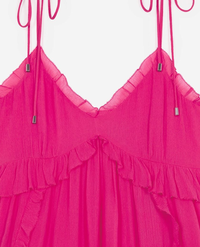 The Kooples FEMME FUSHIA robe courte fuchsia