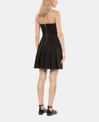 The Kooples FEMME BLACK robe bustier courte noire