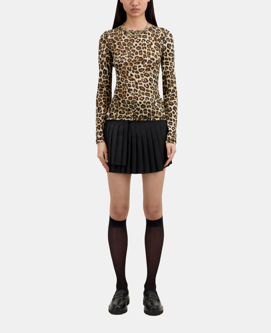 The Kooples WOMEN LEOPARD women's printed t-shirt
