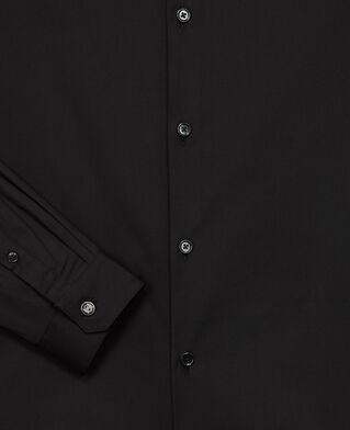 The Kooples HOMME BLACK chemise col boutonné noire coupe ajustée