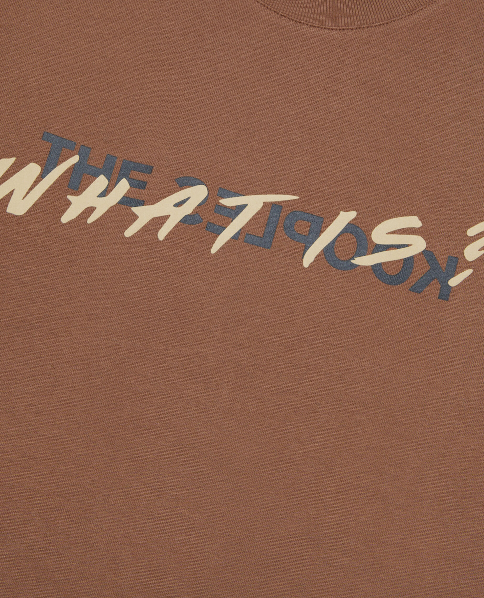 Brown What is t-shirt, BROWN, hi-res image number null