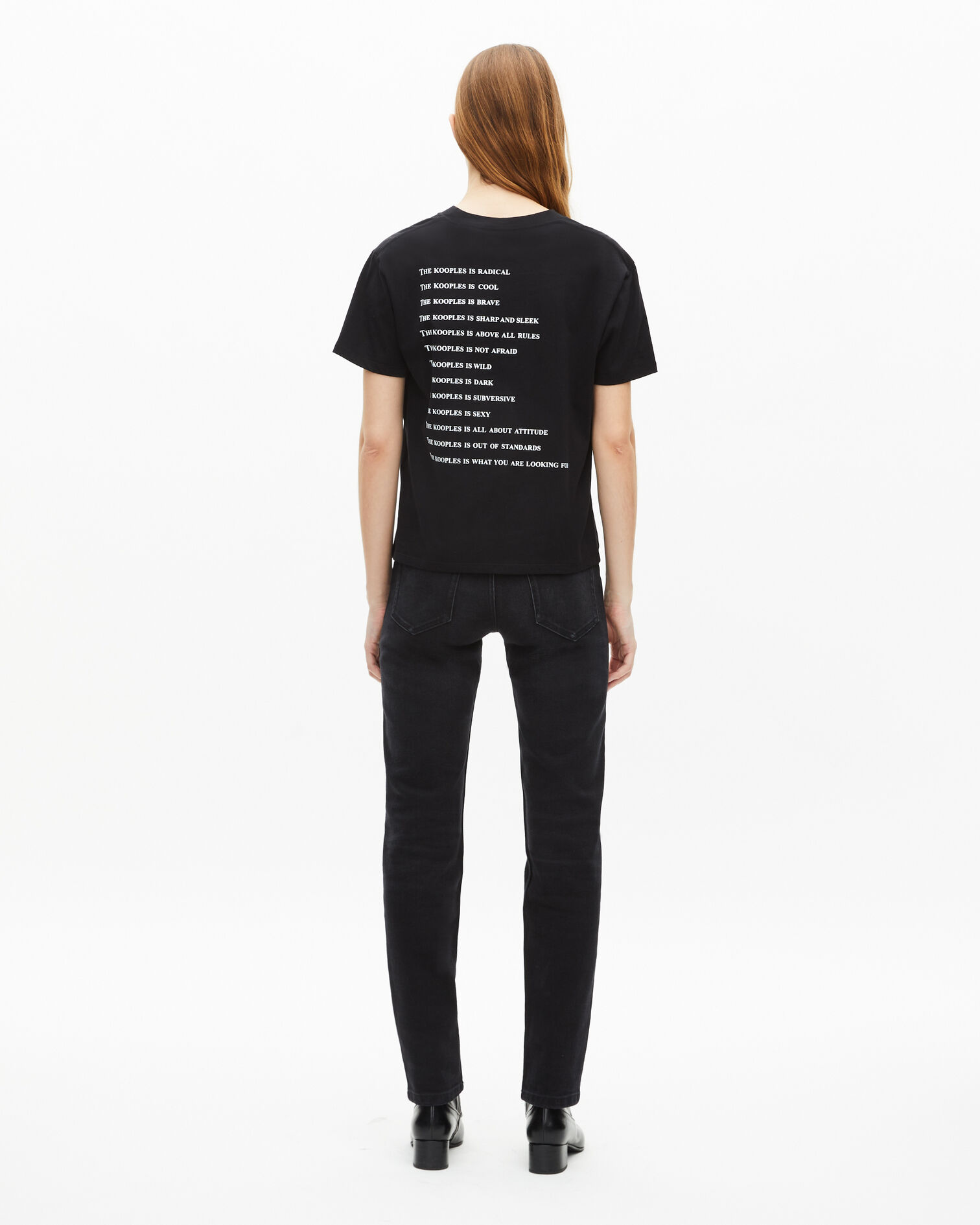 T-shirt What is noir, BLACK, hi-res image number null