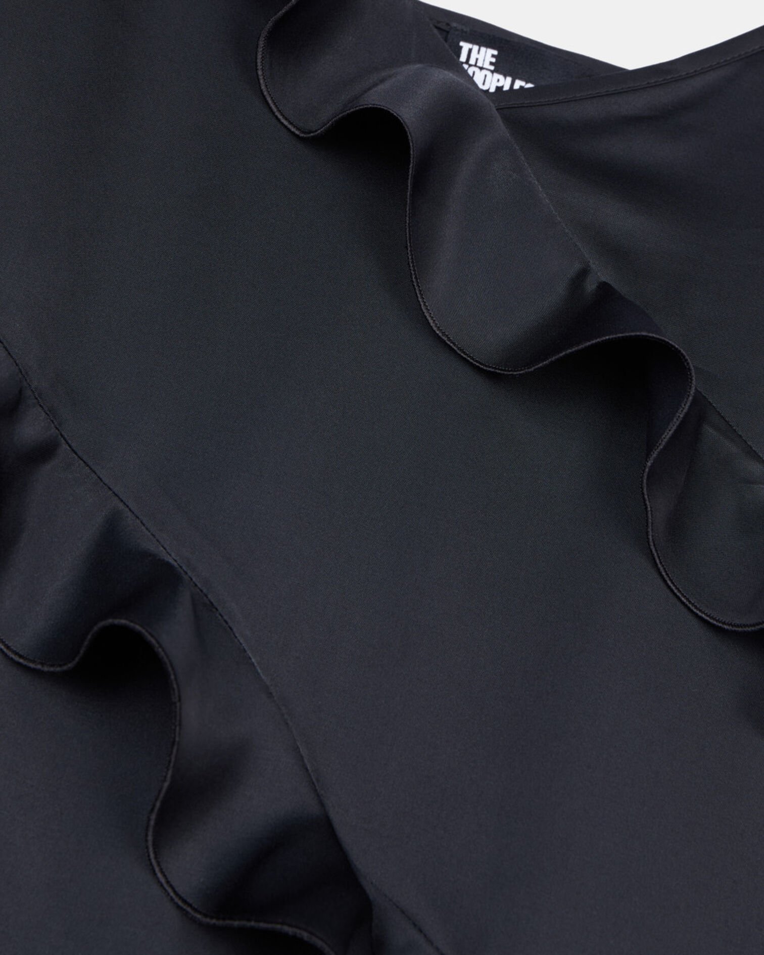 Robe nuisette longue noire, BLACK, hi-res image number null
