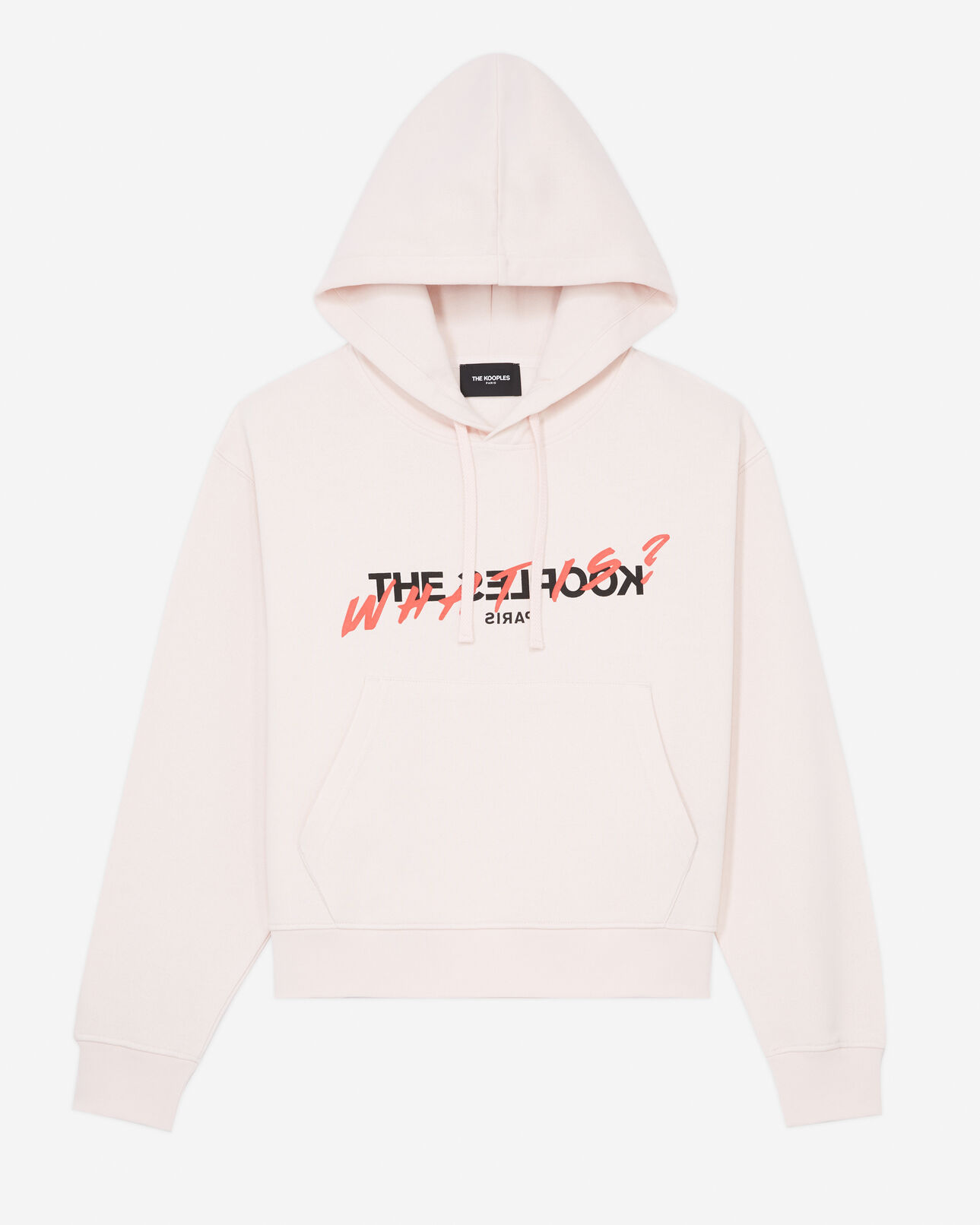 The Kooples FEMME PINK sweat rose sérigraphie what is