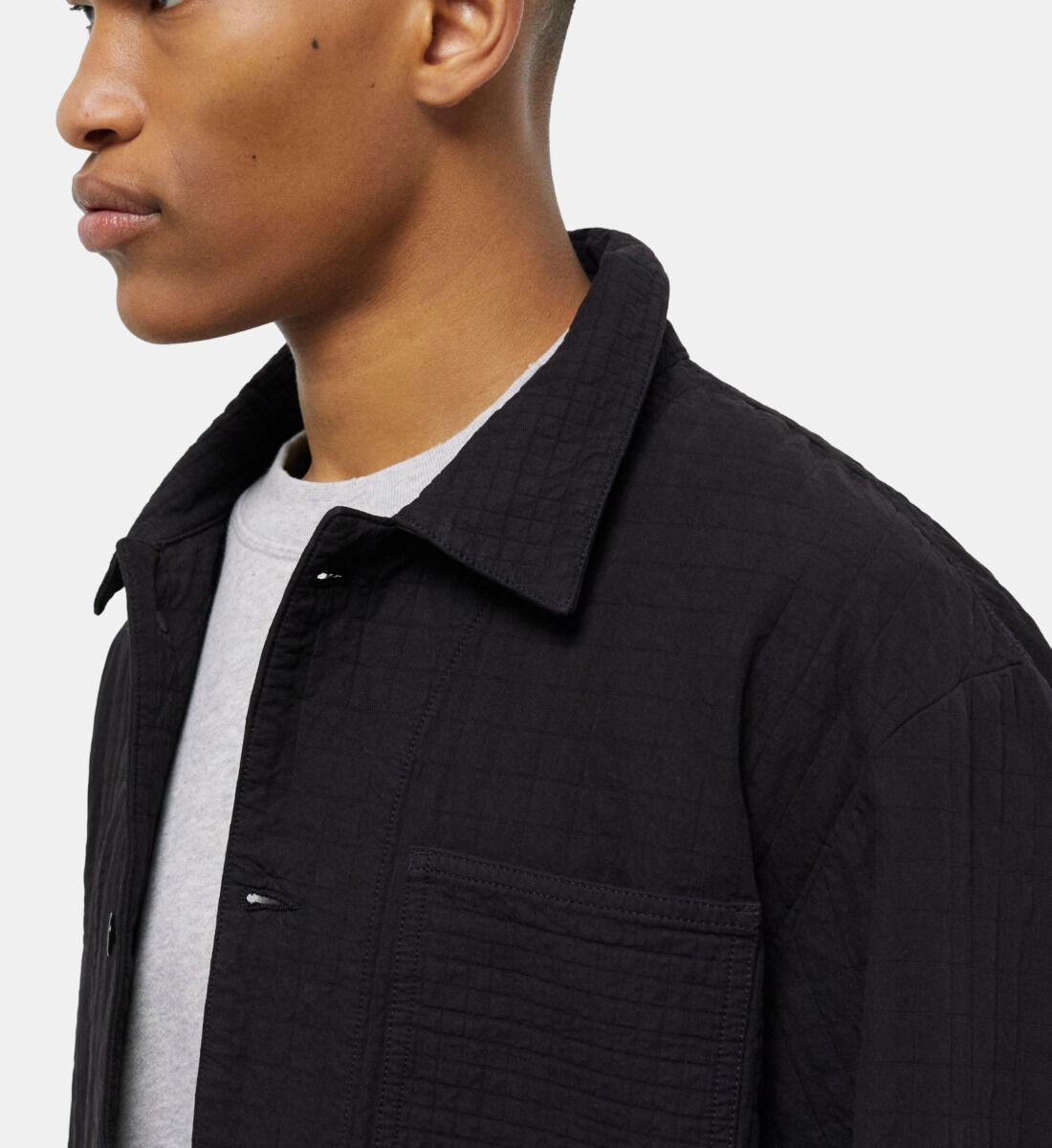 Black work coat shop