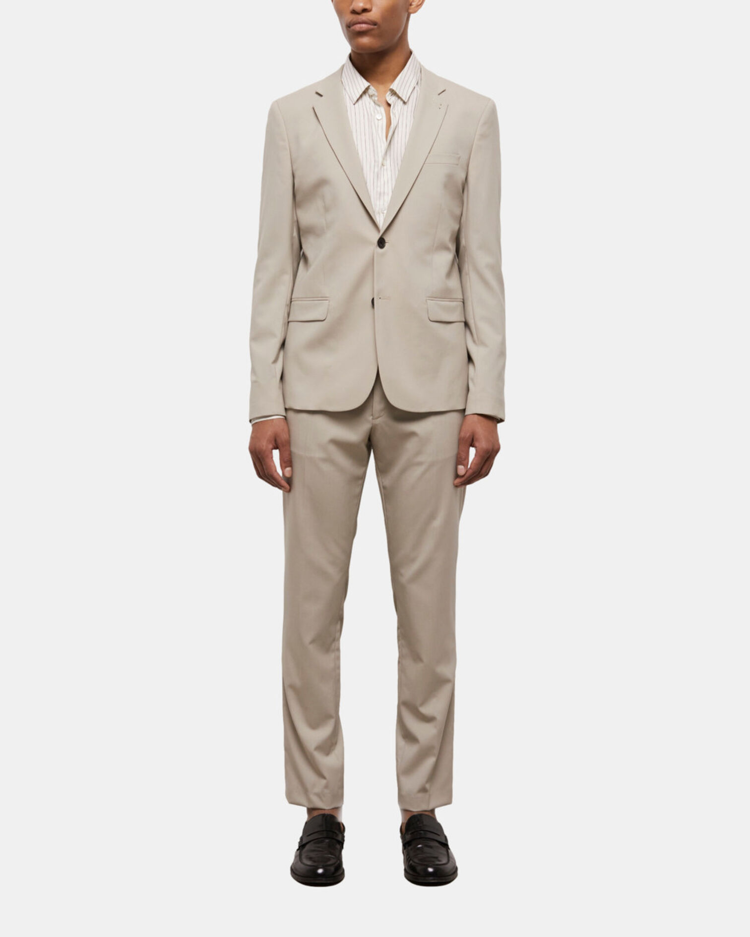 Beige suit jacket, BEIGE, hi-res image number null
