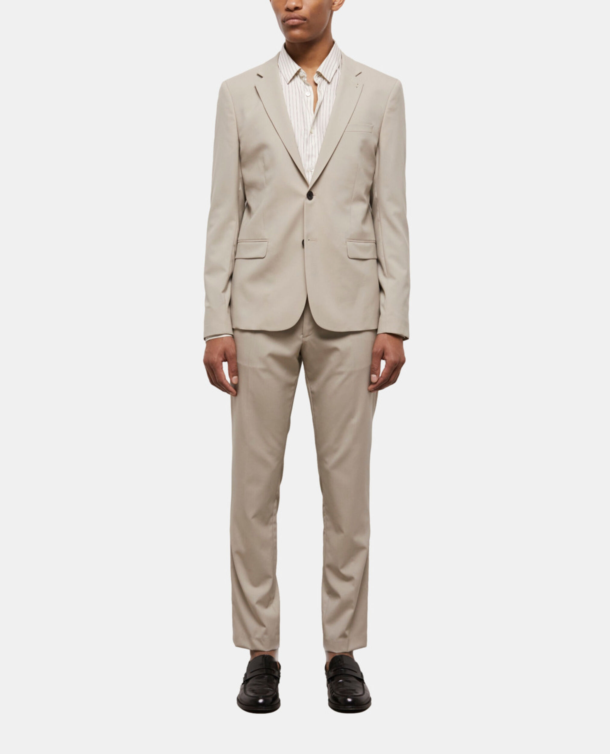 Beige suit jacket, BEIGE, hi-res image number null
