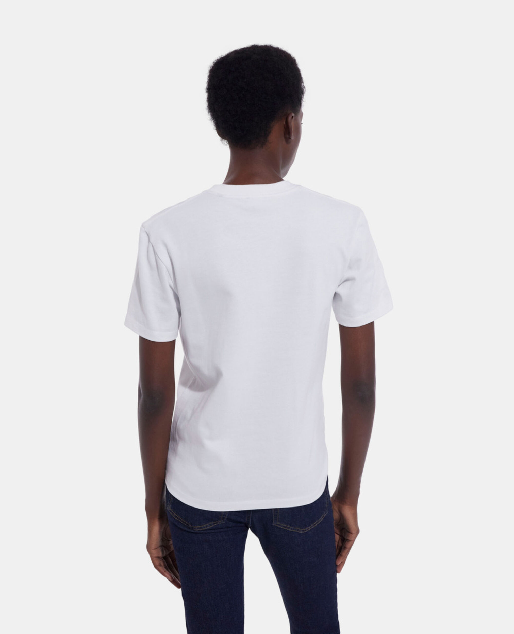 White T-shirt with logo, SNOW WHITE, hi-res image number null