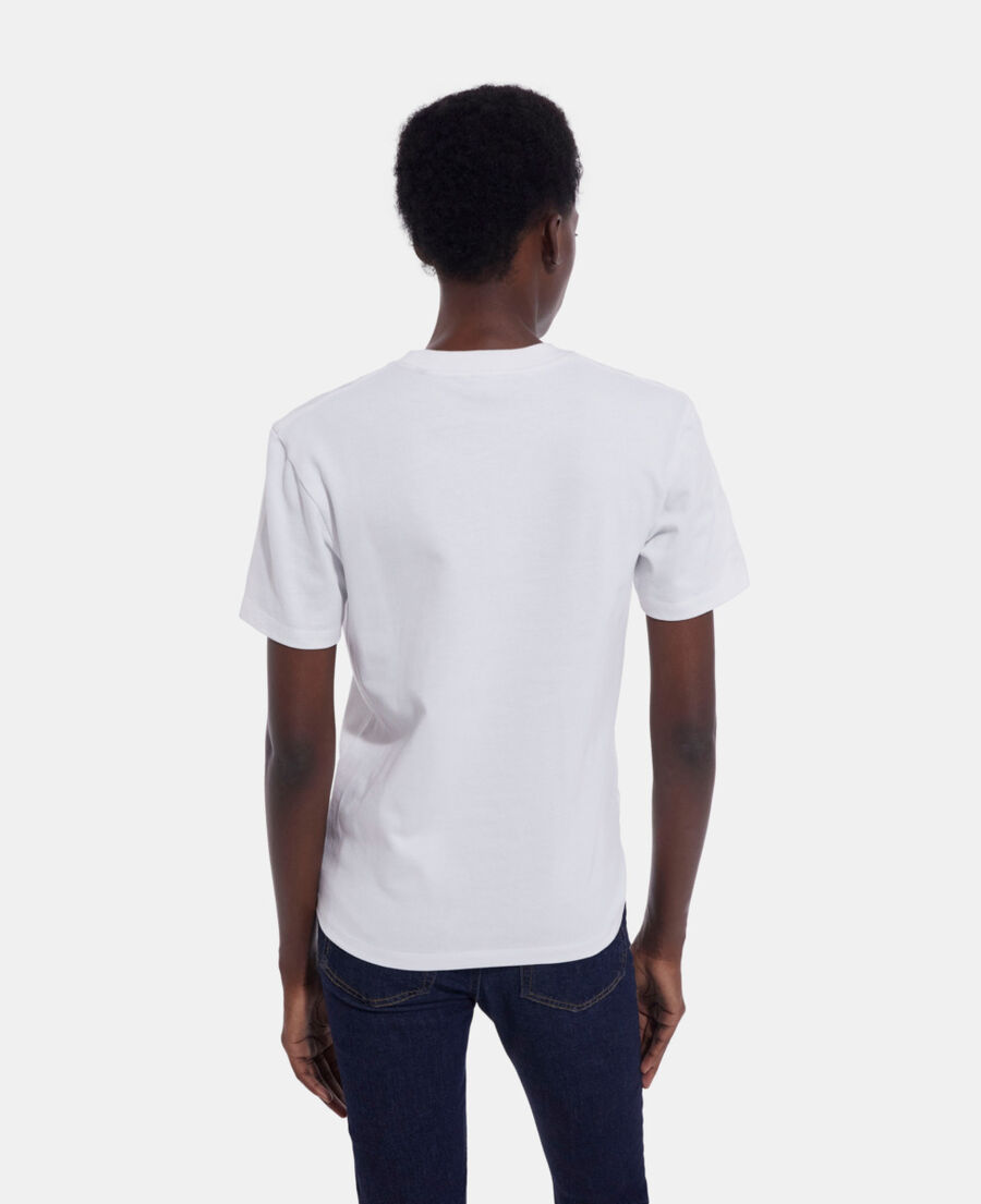 white t-shirt with logo