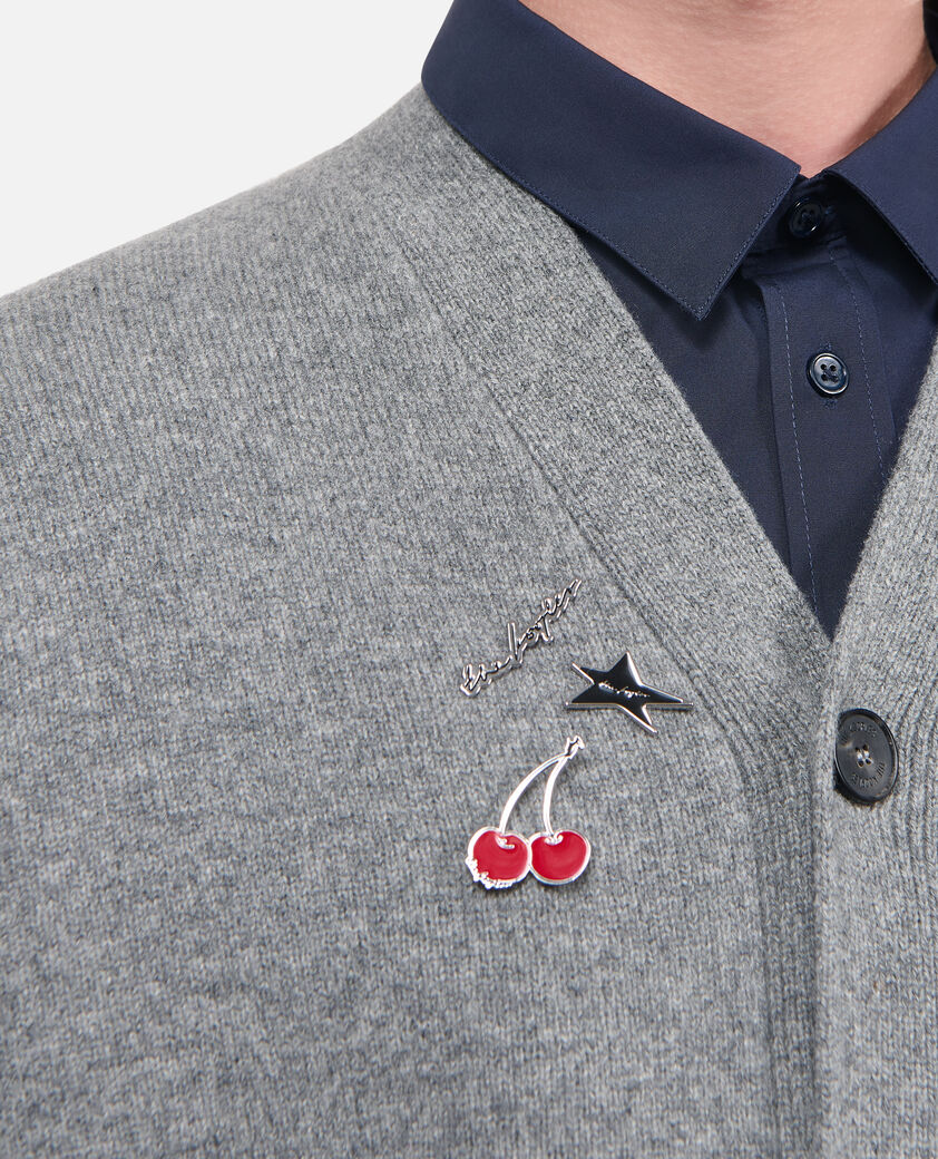 The Kooples MIXED ANTIC SILVER pins set