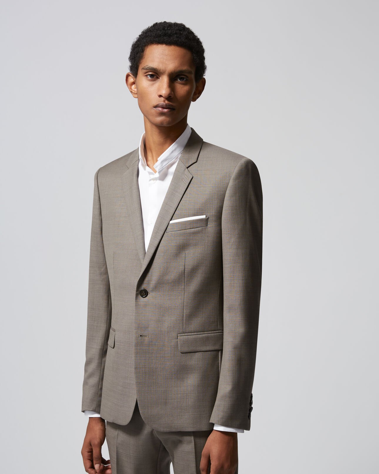 The Kooples HOMME BEIGE veste costume laine beige