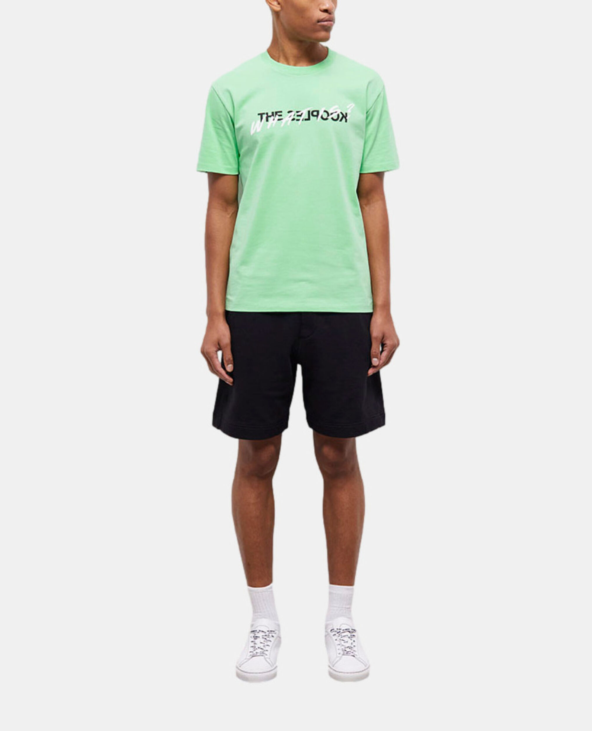 Men's light green what is t-shirt, APPLE, hi-res image number null