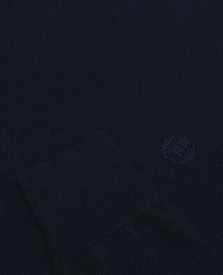 The Kooples HOMME NAVY pull col roul&eacute; en laine m&eacute;rinos marine