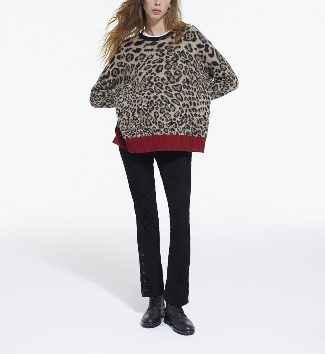 Leopard print sweater The Kooples