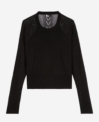 The Kooples WOMEN BLACK black sweater