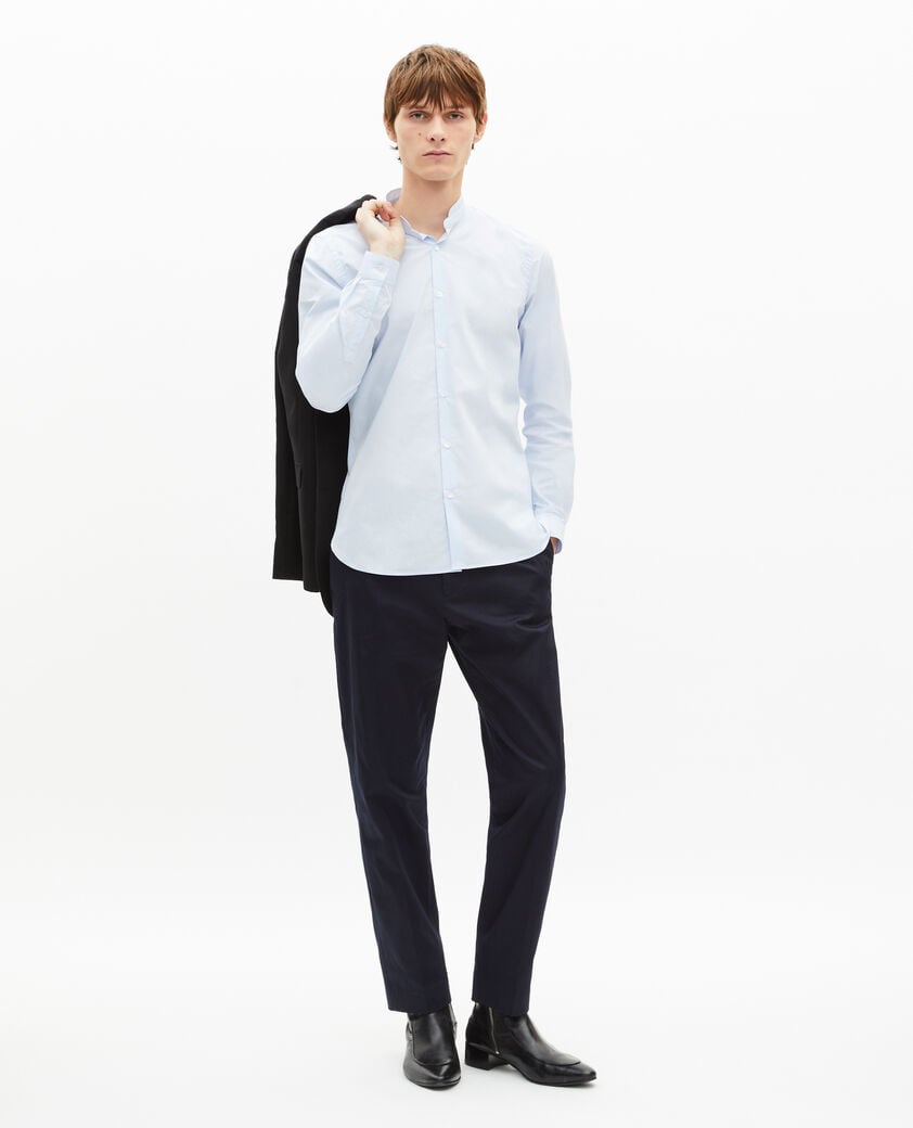 The Kooples H LIGHT BLUE blue shirt with officer collar