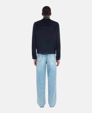 The Kooples MEN NAVY navy blue double-faced wool jacket