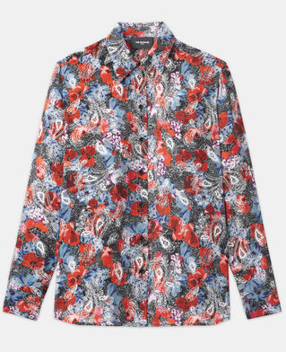 The Kooples F RED multicolour printed silk shirt