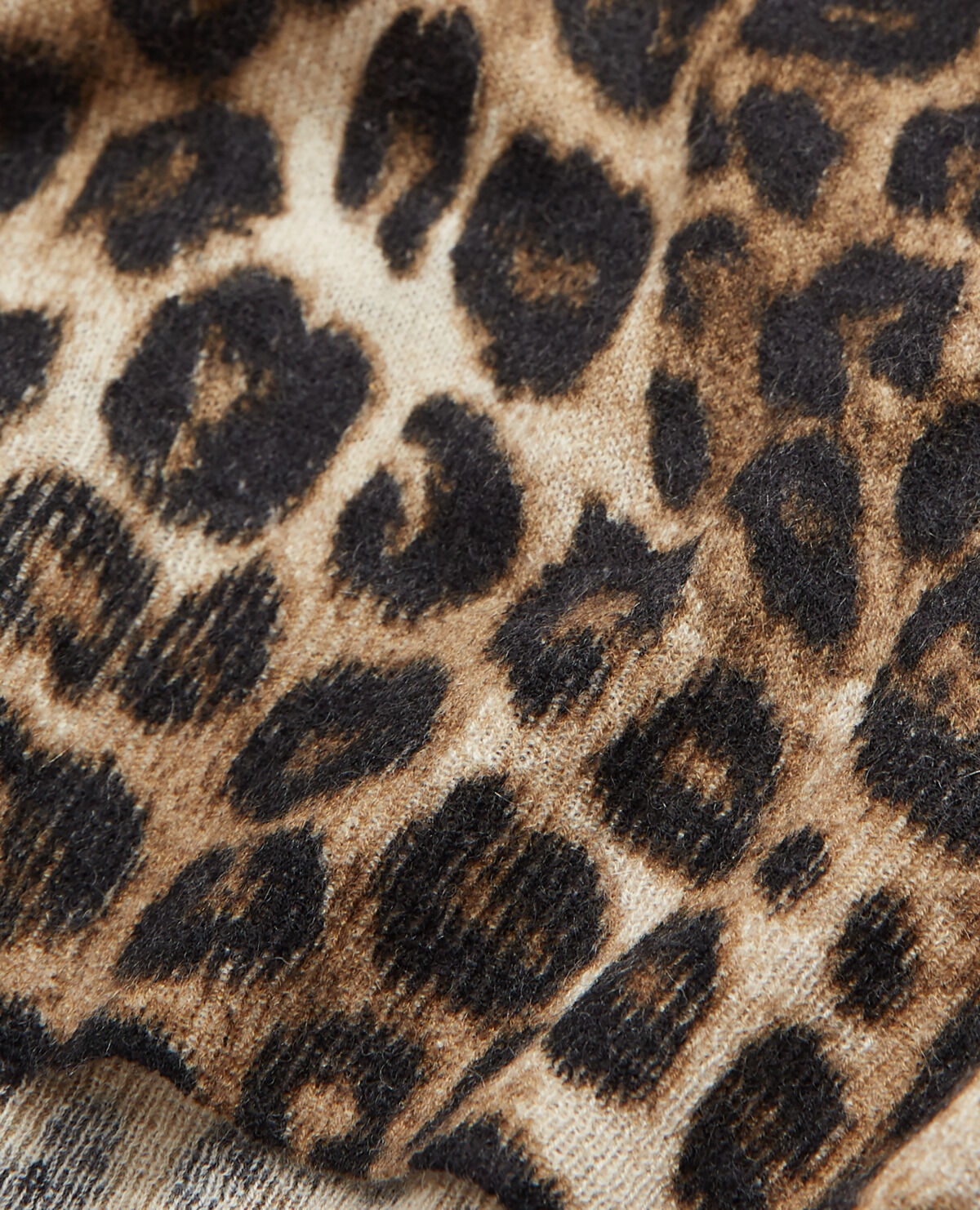 Cashmere animal print sweater store