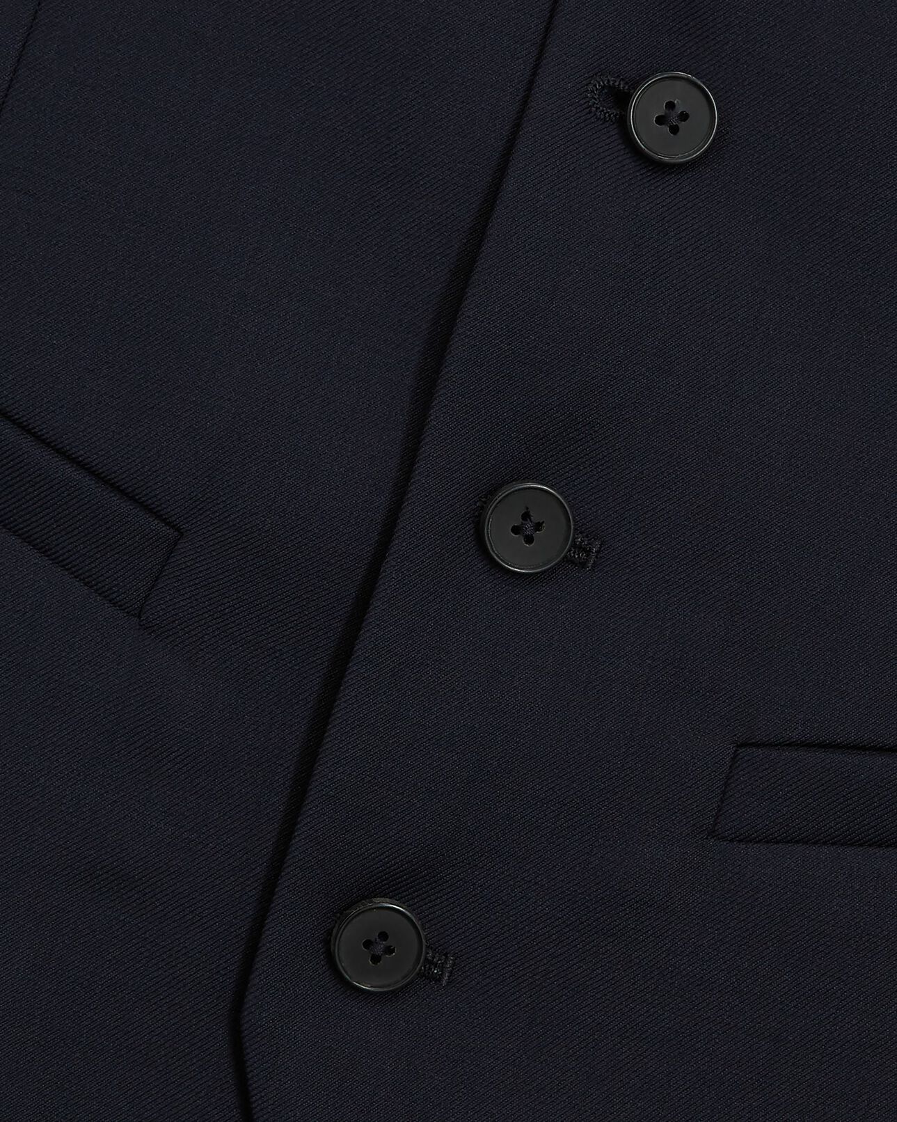 The Kooples HOMME DARK NAVY gilet de costume en laine bleu marine