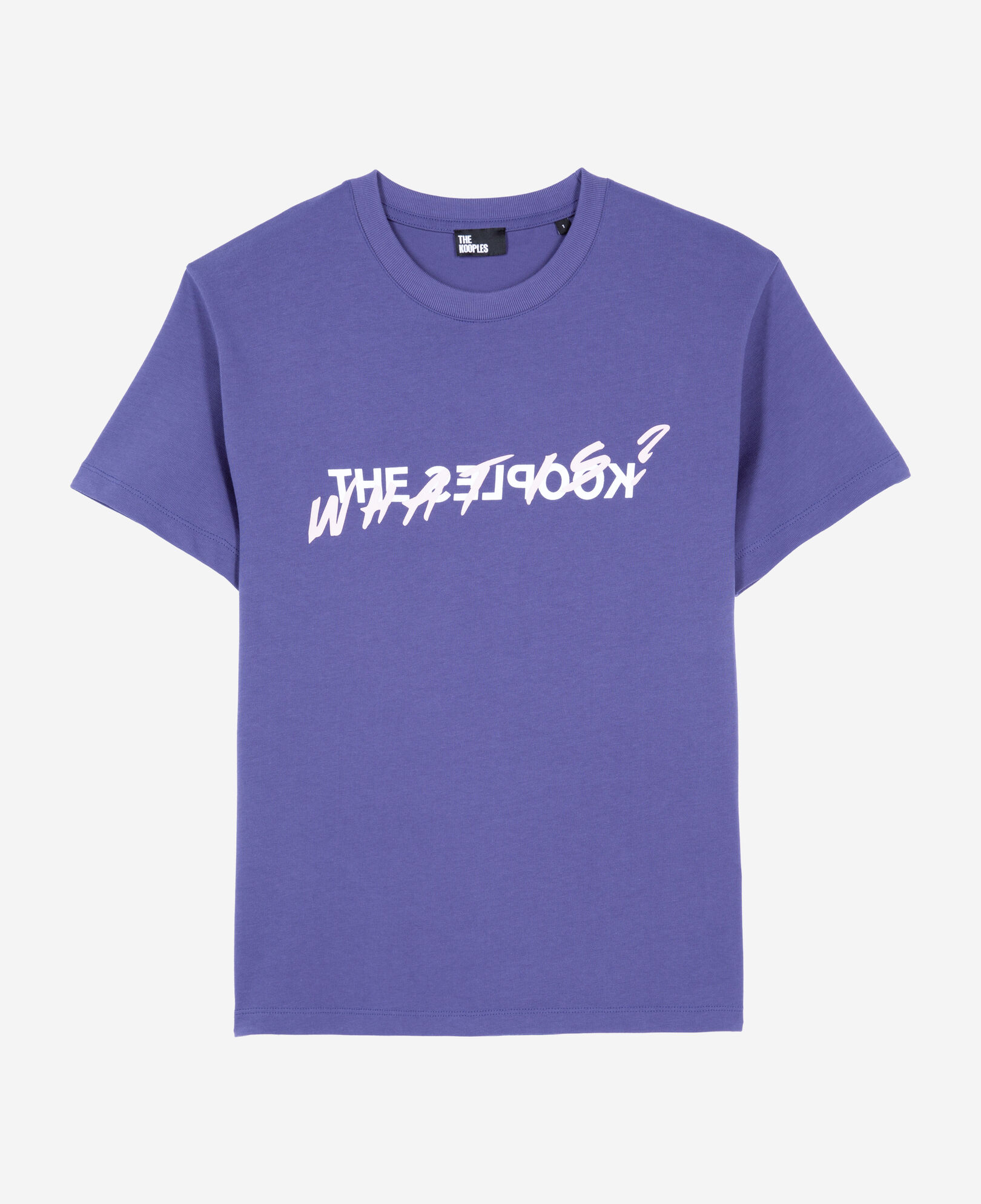 The Kooples WOMEN BLUE ATLANTIQUE purple what is t-shirt
