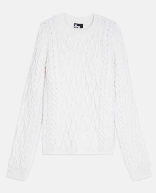 ecru wool sweater