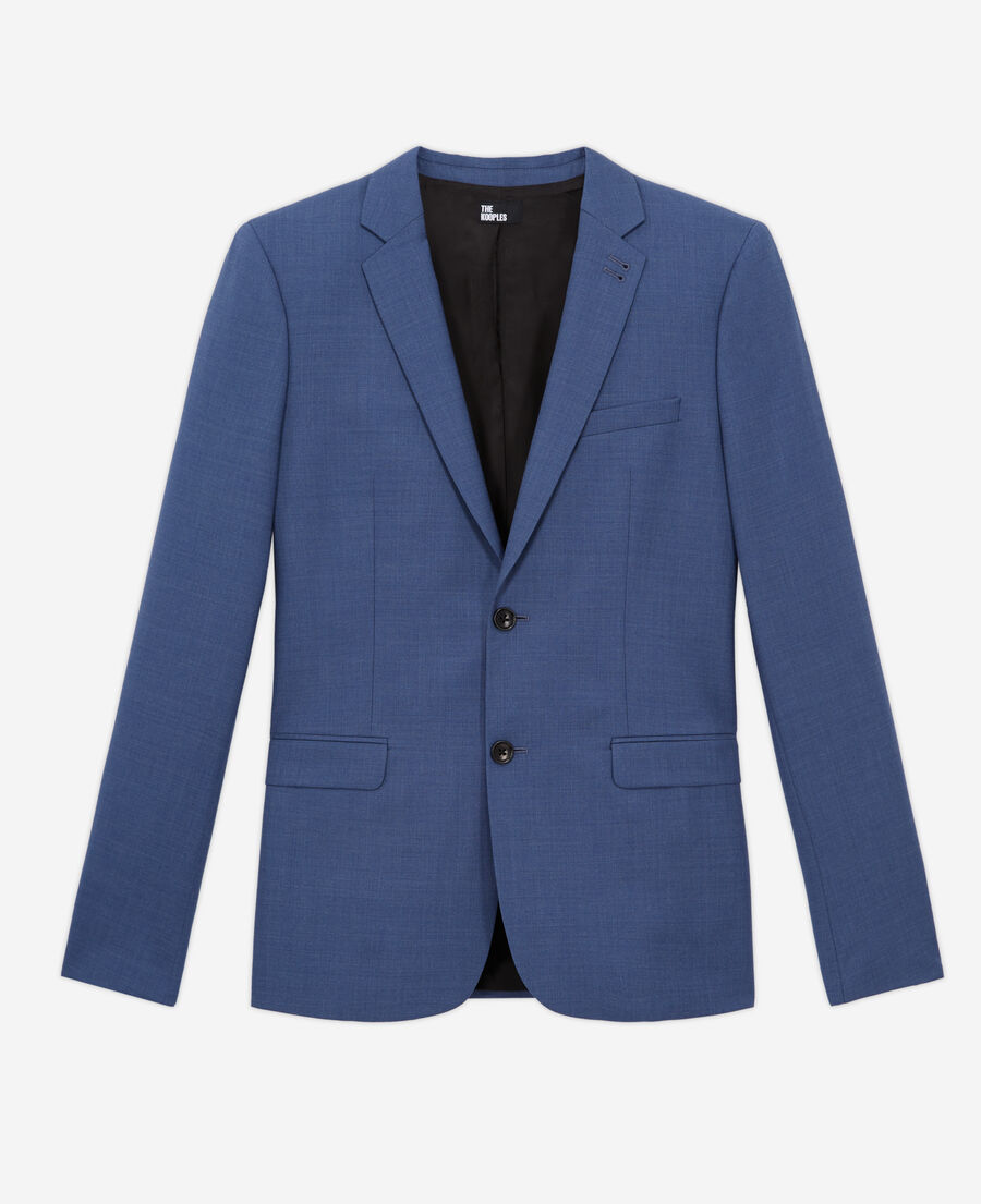 chaqueta traje azul