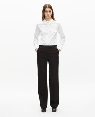 The Kooples WOMEN WHITE white poplin shirt