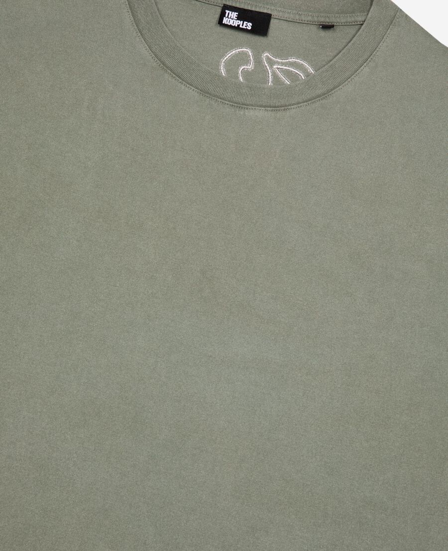 The Kooples H FORET t-shirt with green logo on back