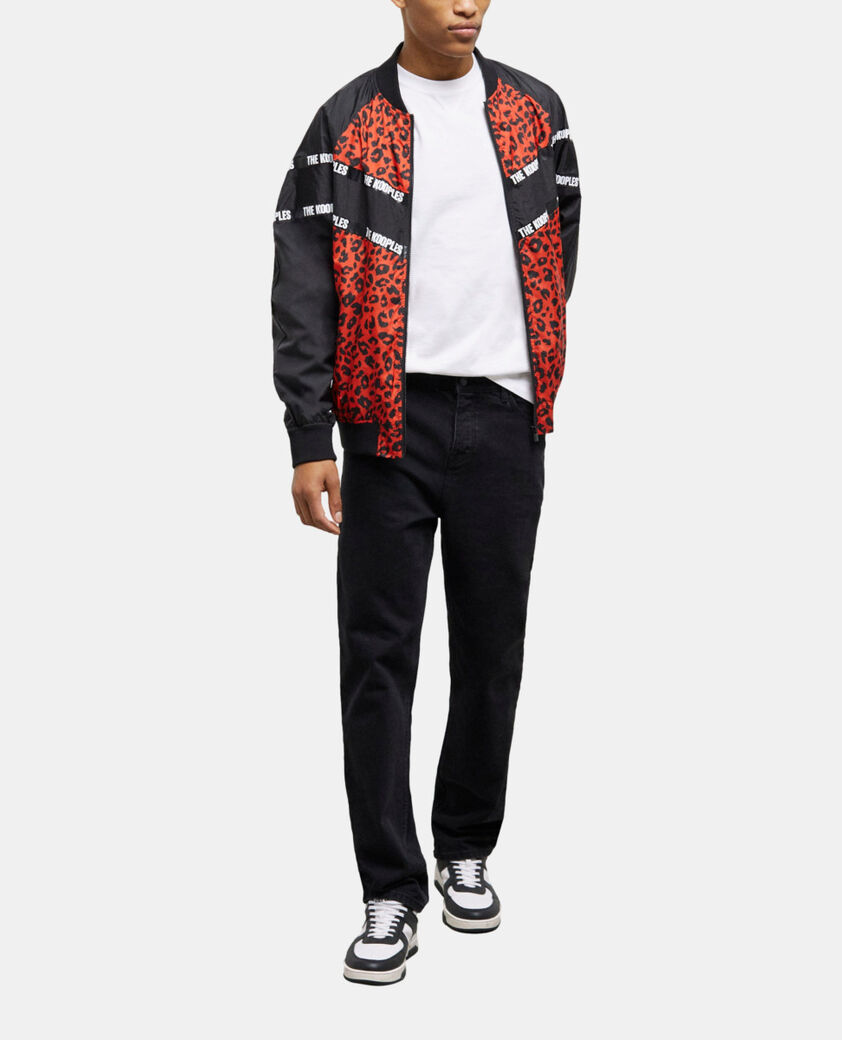 The Kooples H null two-tone jacket with logo bands