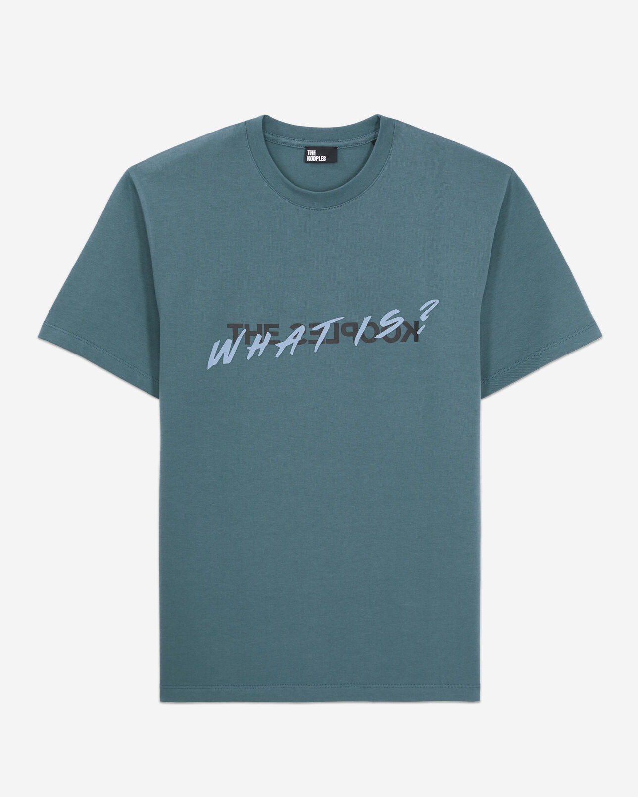 The Kooples HOMME BLUE PETROL t-shirt homme what is bleu profond