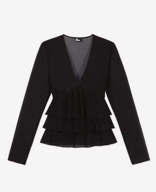 The Kooples WOMEN BLACK black blouse
