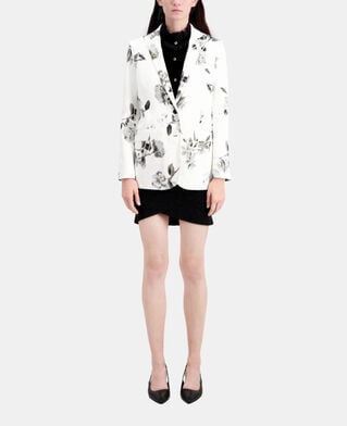 The Kooples FEMME ECRU veste tailleur imprimée